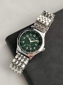 1PC Men's Watch With Calendar Wear-Resistant Steel Band, Classic Fashion Sports Style Suitable For Occasions, Dates, Business, Gifts, Quartz Watch - MEN - View 8