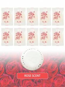 30 Pieces Of Long-Lasting Fragrant Air Freshener With Additional Outer Shell - Single-Colour Aromatic Air Freshener Discs For Homes, Cars, Bathrooms, Bedrooms, Closets And Toilets.