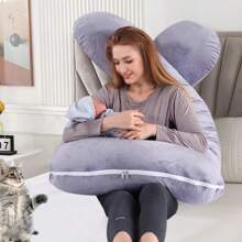 U-Shaped Pregnant Woman Pillow Waist Protection Multifunctional Pillow Pregnant Woman Side Sleeping Pillow Mother's Day Gift