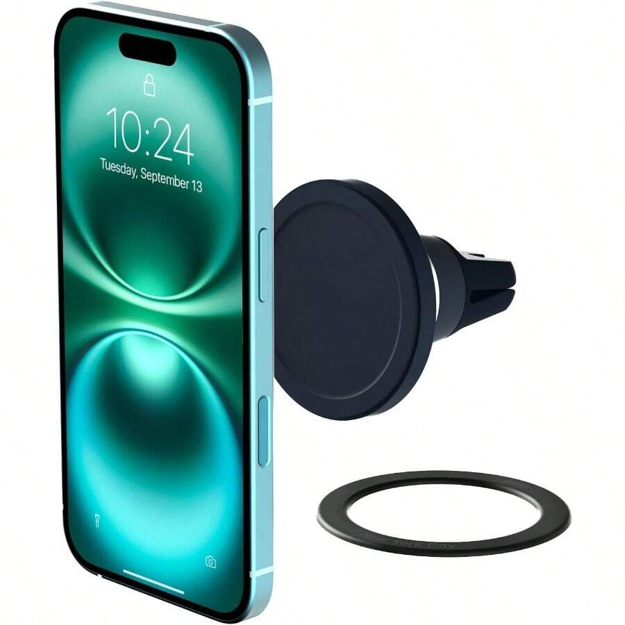 适用于 、Android 手机的汽车手机支架，生日、家庭、朋友礼物，夏季出风口手机支架，汽车配件，车载手机支架 - 夾子 - 查看 1