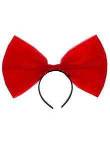 全新超大 3D 蝴蝶结面料头带，可爱甜美照片头饰，修饰小脸浴室发饰，发带，发箍头带 - 彩色 - 查看 16