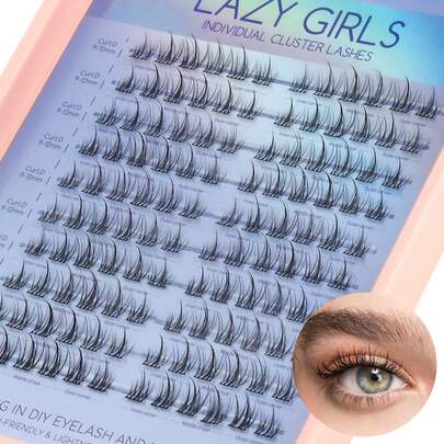  Mlen Diary Lashes Clusters, 120pcs C Curl 9-12mm Individual Lashes, DIY Manga Eyelash, Reusable Natural Fluffy Lashes At Home Lash Clusters,Eye Lash Clusters,Individual Eyelashes,Lashes,Fake Lashes