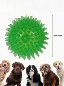 1/3/4 piezas Pelotas de juguete con sonido para perros, juguetes flotantes de TPR suave para piscina, reducen la ansiedad, recoger y traer, limpieza dental, adecuados para mascotas pequeñas/medianas, sin pilas