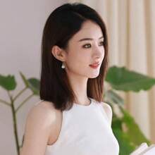 1 Pair 2025 New Fashion Earrings For Women, Simple Jade Ear Studs