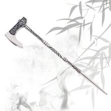 Vintage Unique Dragon/Axe/Sword Hair Stick, Hair Accessories Ornaments For Men & Women Hair Bun Hair Pin Hair Bun Maker Bun Hair Piece Hair Styling Pins - Multicolor - View 4