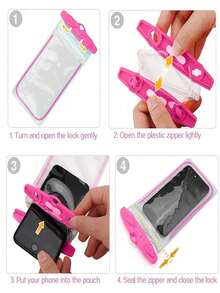 1PC Waterproof Phone Pouch Drift Diving Swimming Bag Underwater Dry Bag Case Cover For Phone Water Sports Beach Pool Skiing - Multicolor - View 7