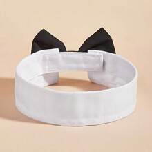 1 PC Pet Dog Cat Adjustable Bow Tie Collar Puppy Necktie Bowknot Bowtie Pet Cat Holiday Wedding Decoration Accessories For Small Dogs - Black and White - View 6
