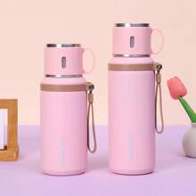 New 2-In-1 Insulated Water Cup With Lid, High-Quality Teacup Set For Men & Women, Large Capacity Stylish Water Bottle With Tea Infuser Back To School