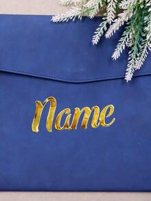 5/10/20Pcs Customized Name Stickers,Custom Gold Crystal Label Stickers,Personalized Water Bottle Stickers,Wedding Stickers,Customizable Thank You Stickers, Business Label Stickers,Logos,Suitable For Gift Box Decals,Laptops,Books,Plates,Wallets,Gold,Suitable For Business,Bridesmaids,Birthday Gifts,Graduation Ceremonies,Couples, Father'S Day,Mother'S Day,Women,School Supplies,Back To School,Office & School Supplies,Xmas Decoration,College Students, University Students, Freshman, Sophomore, Underclassmen - Style a - View 4