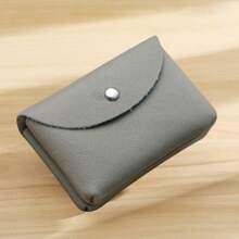 1 pièce Mini Porte-monnaie vintage végan zippé, porte-cartes de crédit authentique, en PU, portefeuille pour femmes, porte-cartes authentique portable et portefeuille pour femmes, cadeaux de demoiselle d'honneur, cadeau pour femmes, cadeau d'anniversaire, cadeau amusant, petits cadeaux, idées cadeaux