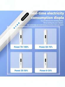 Universal Stylus Pen Compatible With Android Tablets, Also Suitable For IPhone And Tablets, Equipped With 120mAh Rechargeable Battery - Multicolor - View 8