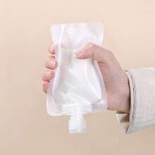 Large Capacity Transparent Travel Portable Packaging Bag Lotion Cosmetics Storage Bag Large Diameter Sealed Bag Is Suitable For Daily Activities, Travel And Easy To Carry - Multicolor - View 3