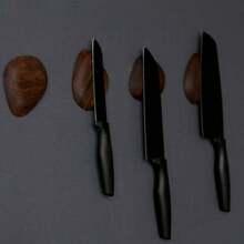 1件装刀座刀架壁挂免打孔磁性刀架厨房壁挂刀架适用于磁铁刀架厨房用具 - 1 件 - 查看 5