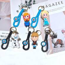 1pc  Frozen Keychain Aishana Anime Christopher Olaf Keychain Collection Car Keychain - Multicolor - View 20