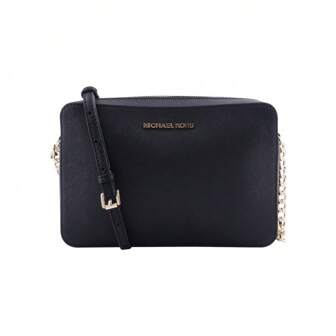  Michael Kors Jet Set stor tryckt logotyp axelväska för kvinnor