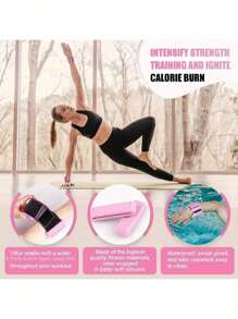 MEIYIXING MEIYIXIN 1 Pair Of And Fashionable Wrist And Ankle Weight Sets, 2 Pounds (955 Grams), Adjustable Fitness Weights, Resistance Training Straps, Pink Silicone Skin-Friendly Material, Wearable Aerobic Exercise Equipment For Both Women And Men, Powerful Arm And Leg Weights, Modular Weight Straps, Strength Training Equipment, Suitable For Home Indoor Gyms, Yoga, PLA Exercises, And Outdoor Walking, Running, Hiking Weight Sets
