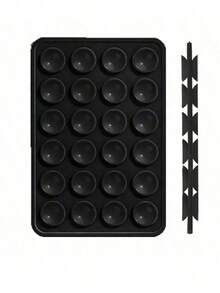 1 st dubbelsidig multifunktionell silikontelefonhållare med sugkopp, ger stark sugkraft och dubbelsidigt grepp, halkfri lim, kreativt multifunktionellt silikontillbehör lämpligt för olika telefoner, erbjuder stabilitet för video och selfie - Multifärgad - Visa 13