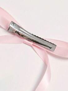6pcs Women's Polyester Ribbon Bowknot Hair Clips, Multi-Color Fashion Hair Accessories Hairpins, Sweet Cute Lace Barrettes, Elegant Ballerina Y2K Hair Decor Supplies, Suitable For Daily Use Claw Clips, School Stuff, College