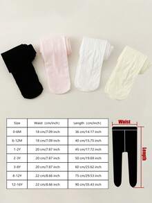 4 paia di collant da danza per ragazze, collant in velluto tinta unita sottili e ad alta elasticità per ragazze in primavera, estate e autunno