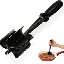 1 Handheld Meat Chopper, Cooking Scraper, Minced Meat Chopper, Stirring Shovel