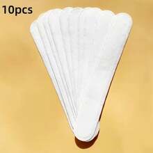 10pcs Disposable Summer Sweat-Absorbing Stickers For Baseball Caps And Golf Caps - Adjustable Breathable Polyester Fiber Clips, Helmet Protectors For Sports And Outdoor Activities, Hat Accessories