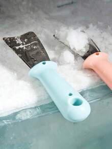 Stainless Steel Household Ice Remover, Freezer Ice Scraper, Home Cleaning Tool Ice Shovel, De-Icing Scraper - Random Color - View 2