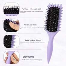 Professional Salon Hair Straightening Brush, Scalp Massage Comb, Hairdresser Styling Tools