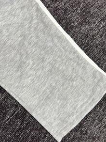 1 Piece Men's Sports Pants, Side White Stripes, Elastic Waist Drawstring, Suitable For Running Fitness, Boxer Shorts, Simple, Suitable For Sports Fitness Friends; - Light Grey - View 2