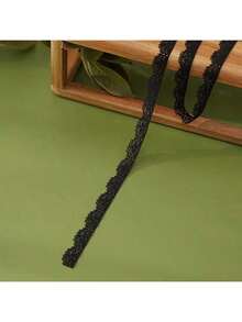 10pcs 1yard White Lace Edging Trim, Scalloped Lace Trim For Sewing, Crafts, Dresses, Gift Wrapping, Weddings, Home Decor