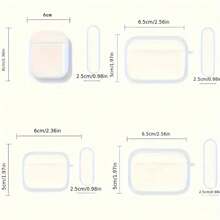 Keychain,Lanyard Wine Red Solid Color Bowknot Pendant, Shockproof Protective Case Compatible With Apple Bluetooth Earphones