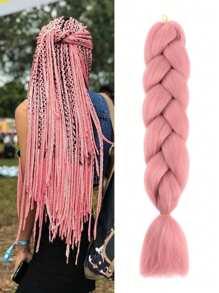 Estensioni per trecce arcobaleno da 24 pollici, capelli sintetici viola professionali, trecce jumbo, estensioni per capelli colorate a gradiente africane per intrecciare all'ingrosso per Ognissanti e Natale