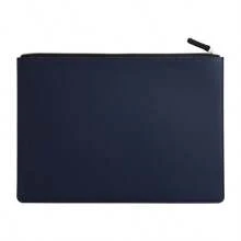 Leather Business A4 File Folder Zipper Document Bag Contract File Organizer Briefcase Portfolio,Bag For Contract/Invoice Storage,Back To School,School Supplies