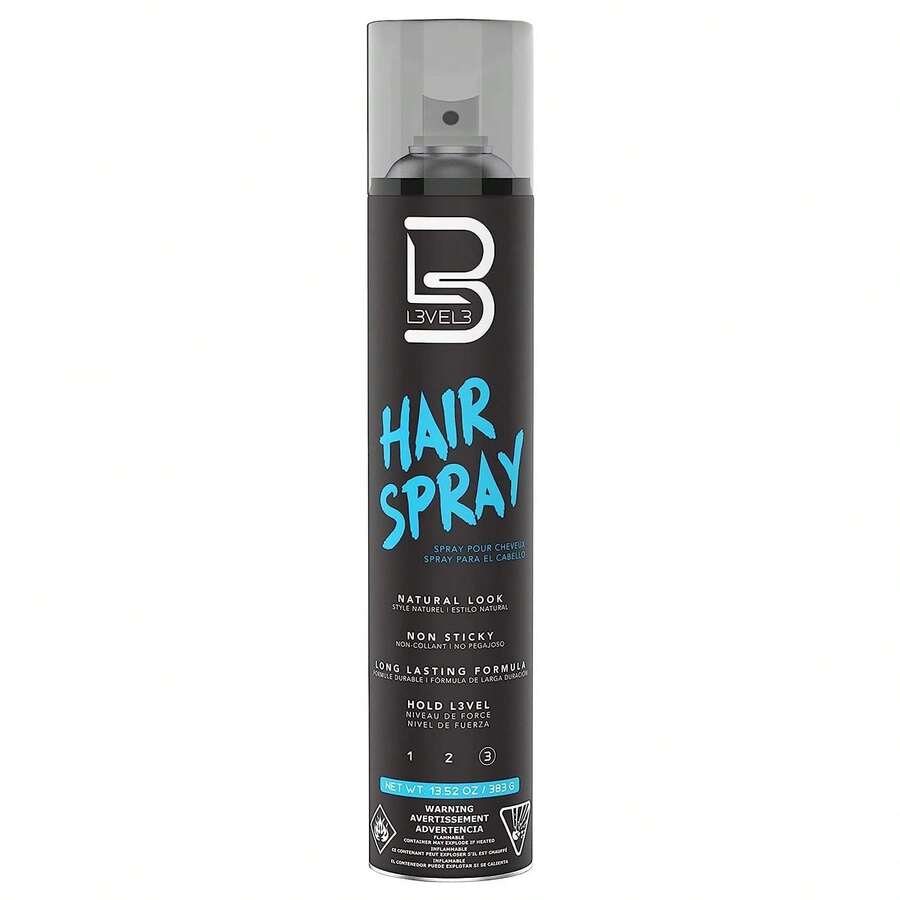 L3 Level 3 Hair Spray - Long Lasting And Strong Hold - Great For Men And Women - Level Three - Suitable For All Hair Types - Pack Of 2 - View 1