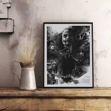 WB 1 件装 黑色酷炫 B-BaTmAnS 电影海报贴纸墙贴艺术印刷防水家居客厅卧室酒吧走廊美观装饰 - 彩色 - 查看 27