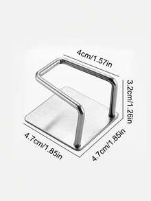 1 Piece Kitchen Sink Rack - Stick-On, No Drilling Required Sponge Rack And Drain Rack | Wall Mounted Towel And Accessory Storage Hook