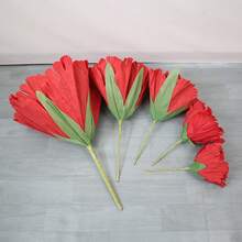 50cm gefärbte Plüsch Pfingstrose Künstliche Blume, Schaufensterauslage, Hochzeitsdekoration, Outdoor Party Kulisse, Heimdekoration, Fotografie-Requisite