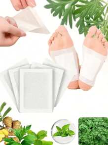 100/50/20/6 pezzi Cerotti naturali a base di erbe per i piedi, cerotti per la cura quotidiana per alleviare lo stress, favorire il sonno e il sollievo dai piedi freddi - Unguento per i piedi per adulti con zenzero, carbone di bambù, lavanda ed erbe, traspiranti e non irritanti, forniscono un temporaneo calore per uno stile di vita attivo