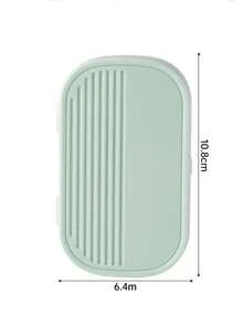 14/8件套不锈钢美甲套装，指甲护理工具套装，含指甲钳，蓝色/粉色/绿色，塑料盒 - 淺粉色 - 查看 8