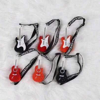 1pc Guitar Accessory - Suitable For 15/20cm Dolls, Accessory Decoration, BJD Dolls Guitar, Cloth Doll Material - Holiday/Birthday Gift, Gift, Children Toys, Toys (Doll Not Included)