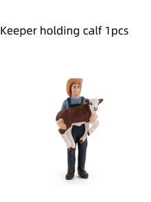 仿真家禽动物模型套装农场茅草屋动物角色趣味场景摆件适合客厅动手思考儿童玩耍