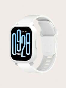 مجموعة 2 قطعة: مجموعة حافظة حماية من السيليكون مقاومة للخدش بلون واحد وسريعة إعادة الاستخدام من السيليكون، قابلة للتوافق مع ساعة Redmi Watch 5 ساعات نشطة وساعات مماثلة أخرى، مناسبة للجنسين