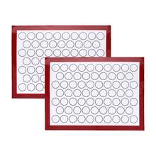 Silicone Baking Mat Macaron Cake Cookie Pastry Oven Baking Mould DIY Sheet Mat Non-Stick Kitchen Baking Accessories - Light Grey - View 11