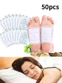 100/50/20/6 pezzi Cerotti naturali a base di erbe per i piedi, cerotti per la cura quotidiana per alleviare lo stress, favorire il sonno e il sollievo dai piedi freddi - Unguento per i piedi per adulti con zenzero, carbone di bambù, lavanda ed erbe, traspiranti e non irritanti, forniscono un temporaneo calore per uno stile di vita attivo