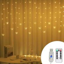 1pc Magic Butterfly LED Curtain Light - 96 LED Beads, 8 Modes, USB Powered, Remote Control, Copper Wire String Lights, Suitable For Nursery, Bedroom, Wedding, Party, Dorm, Patio Decor, Baby Shower, Home Decor, Gift - Multicolor - View 11