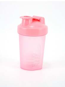 1 pièce Bouteille shaker 400 ml 14 oz pour shakes protéinés, bouteille shaker, tasse à shake fitness, gourde de sport, bouteille shaker avec fouet à billes, facilite l'ajout de doses et de liquides, avec marquages en relief mesurant les onces et les millilitres, parfait pour les shakes protéinés et les smoothies