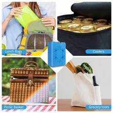 1/2/3/4pcs Reusable Frozen Ice Pack Box, Quick Freezing Fresh-Keeping Iced Box For Outdoor Food Storage, Camping, Fishing, Picnic, BBQ Lunch Box