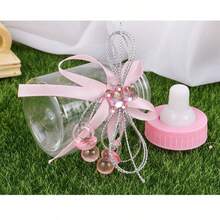 12 PIEZAS - Creativa caja de plástico transparente con diseño de oso de peluche en forma de sentado o de apretón de manos, caja de regalo para envolver dulces, decoración del hogar, recuerdos para baby shower, bodas, fiestas y festivales. Caja de regalo de plástico reutilizable. - Multicolor - Ver 8