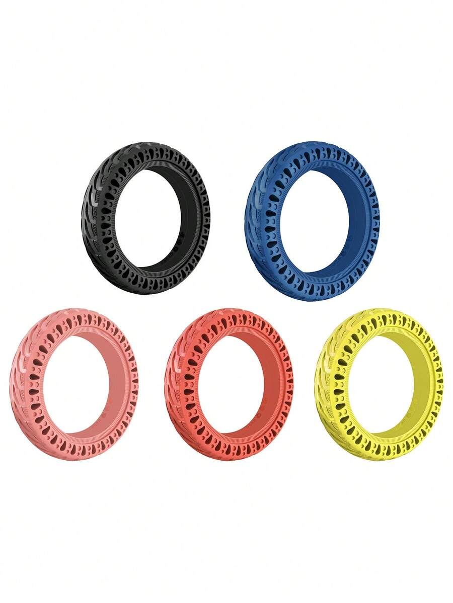 GLDYTIMES 8.5x2.0 Inch Solid Tire, 50/75-6.1 8 1/2x2 Scooter Tire Fit For IScooter S9pro VOLPAM SP03 Scooter, Explosion-Proof, Honeycomb Shock Absorption, Front Rear Tyre, For Rim With 165mm Diamater - Multicolor - View 1