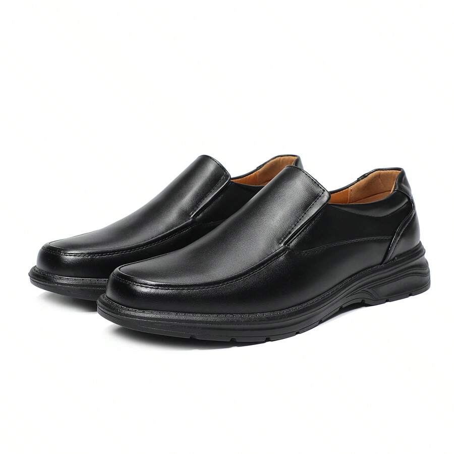 1 pereche mocasini sport casual pentru bărbați, culoare solidă, cu talpă joasă, respirabili și confortabili, potriviți pentru afaceri casual, ținute formale sau nuntă