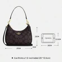 Coach Bolso grande de piel Teri, tipo hobo, para mujer.